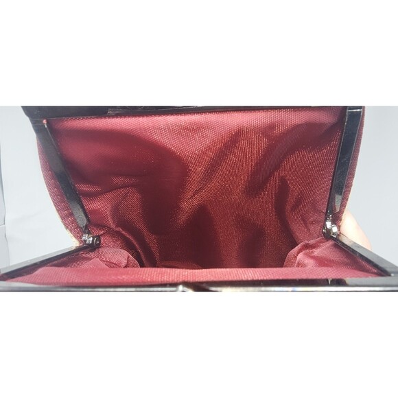 Hawaiian Floral Orchid Multicolor 8.5x5" Beaded Purse Crossbody Shoulder Bag - Picture 14 of 14